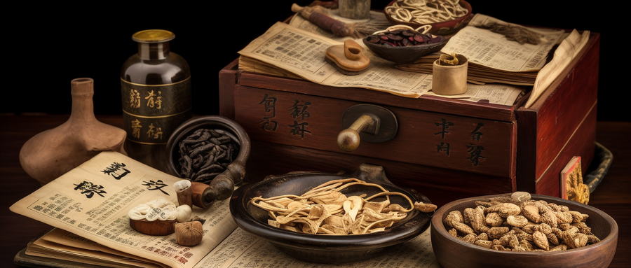 摄图网_600215975_桌面上的药材(企业商用).jpg