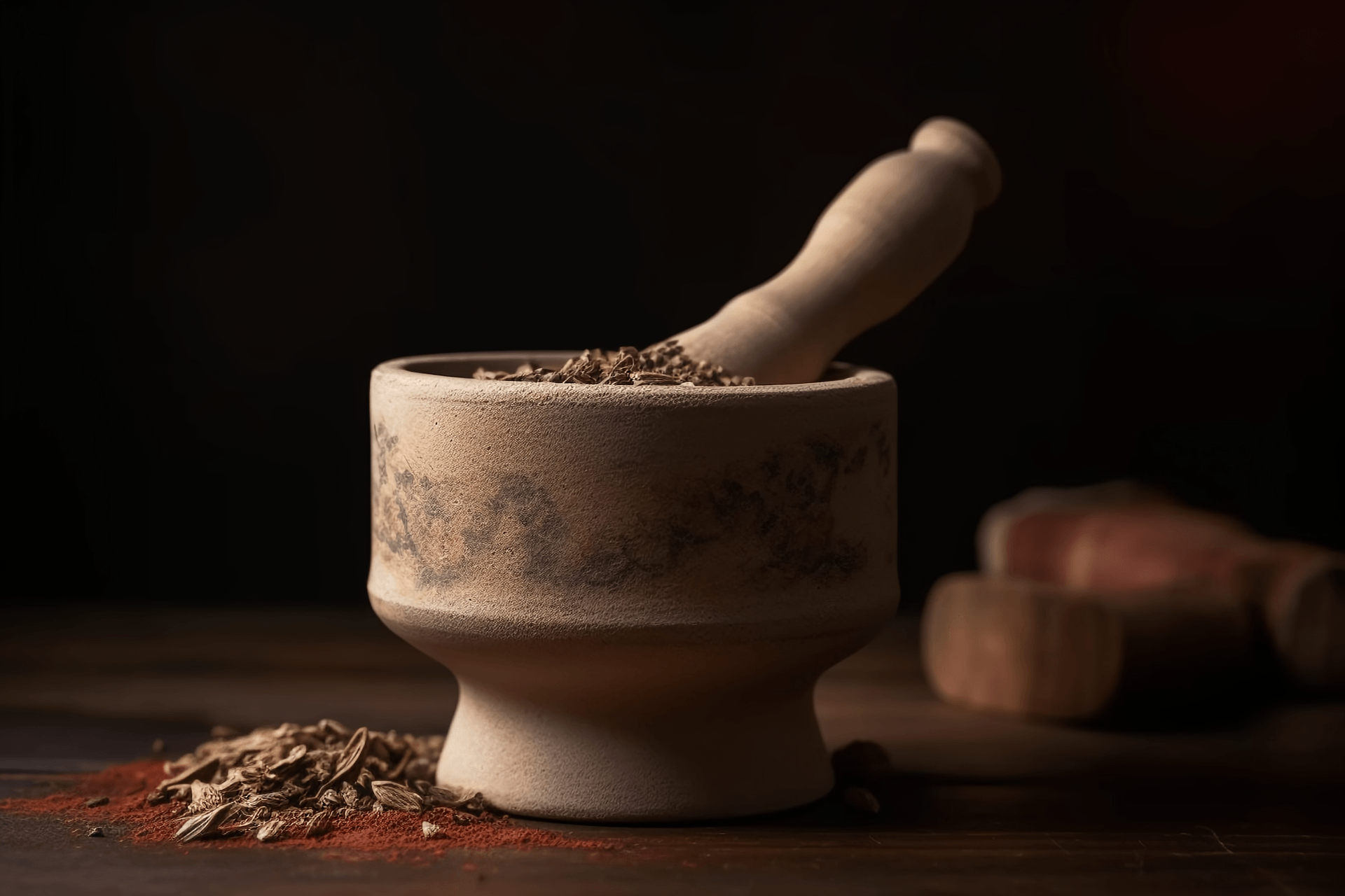 摄图网_600270139_研磨中药的研钵和研杵(企业商用).jpg